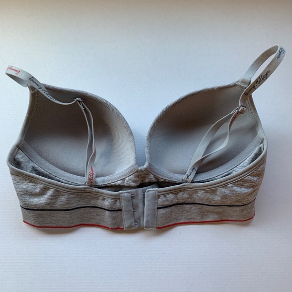 NWOT Tommy Hilfiger Push Up Bra in Grey- Size S - Picture 2 of 8